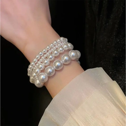 Classic Pearl Bracelet – Freshwater Pearls, 8-inch, Magnetic Clasp