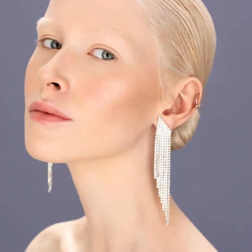 Elegant Pearl Drops – White Gold, 10mm Freshwater Pearls